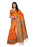 Orange, Beige Color Poly Silk Saree only in Bigswipe