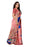 Pink, Blue, Multi Color Chiffon Saree only in Bigswipe