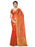 Orange Color Poly Silk Saree only in Bigswipe