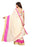 Off White, Pink Color Cotton Silk Saree only in Bigswipe