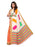 Peach, Multi Color Crepe Saree only in Bigswipe