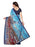 Navy Blue, Multi Color Bhagalpuri Silk Saree only in Bigswipe