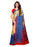 Beige, Blue, Multi Color Satin Saree only in Bigswipe