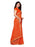 Orange, Multi Color Chiffon Saree only in Bigswipe