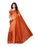 Orange Color Cotton Silk Saree only in Bigswipe