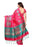 Pink, Turquoise, Multi Color Poly Silk Saree only in Bigswipe