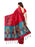 Maroon, Turquoise, Multi Color Poly Silk Saree only in Bigswipe