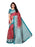 Maroon, Turquoise Color Poly Silk Saree only in Bigswipe