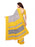 Grey, Yellow Color Crepe Saree only in Bigswipe