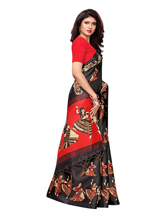 Black, Maroon Color Art Silk Saree only in Bigswipe