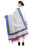 Off White,Royal Blue Color Art Silk Dupatta only in Bigswipe