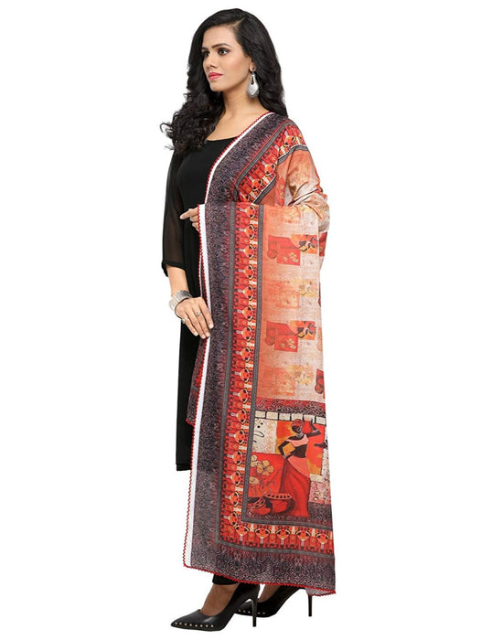 Multi Color Muslin Dupatta only in Bigswipe