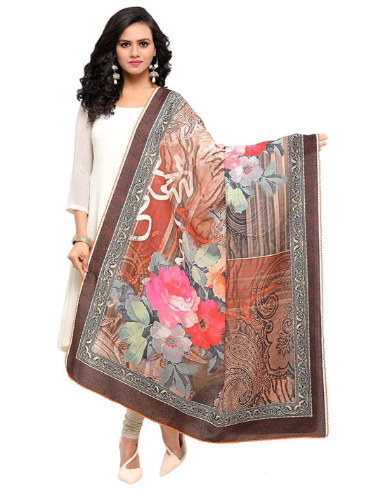 Multi Color Muslin Dupatta only in Bigswipe