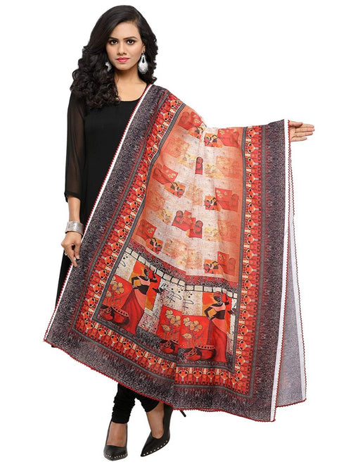 Multi Color Muslin Dupatta only in Bigswipe