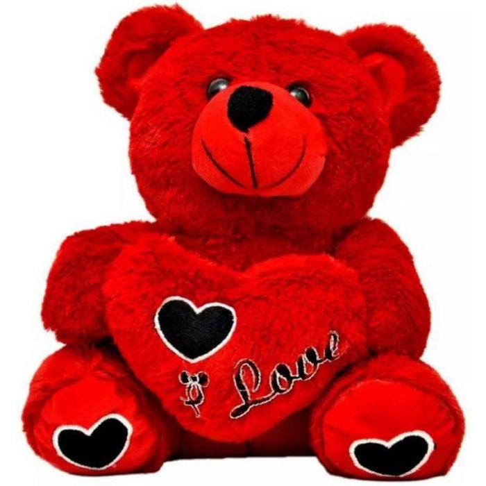 45Cm Heart Teddy Bear With I love U Msg-Red only in Bigswipe