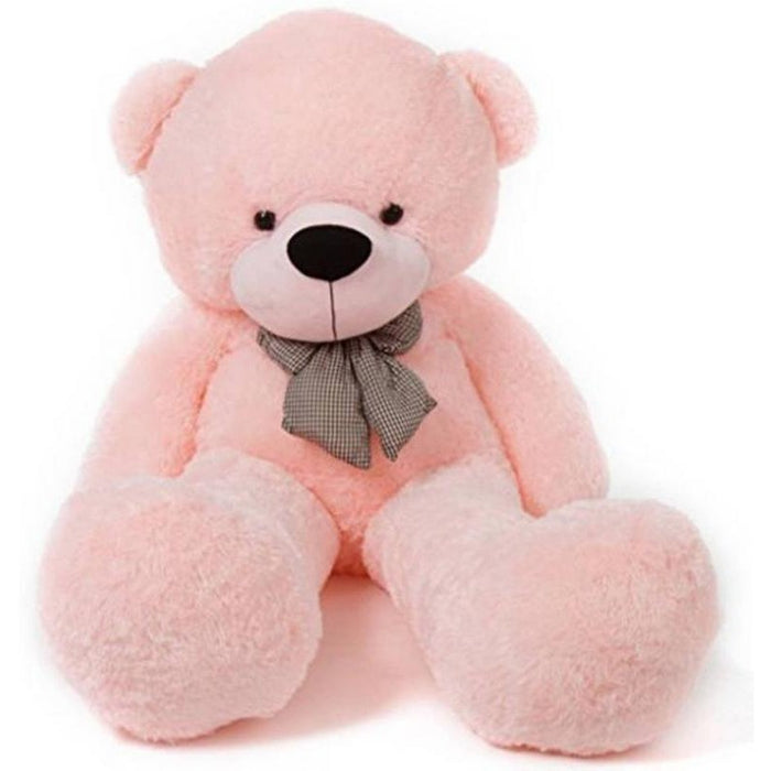 80Cm Pink Teddy With Tie - 3ft only in Bigswipe