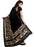 Black Color Printed Georgette Saree With Blouse only in Bigswipe