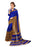 Blue Color Printed Bhagalpuri Silk Saree With Blouse only in Bigswipe