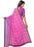 Pink Color Printed Georgette Saree With Blouse only in Bigswipe