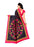 Black and Rose Color Printed Bhagalpuri Silk Saree With Blouse only in Bigswipe