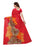 Red Color Printed Bhagalpuri Silk Saree With Blouse