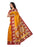 Golden Color Printed Mysore kalamkari Silk Saree With Blouse only in Bigswipe