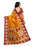 Golden Color Printed Mysore kalamkari Silk Saree With Blouse only in Bigswipe