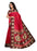 Red Color Printed Mysore kalamkari Silk Saree With Blouse