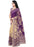Printed Faux Georgette Purple Color Saree only in Bigswipe