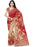 Printed Faux Georgette Red Color Saree only in Bigswipe