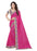 Pink Color Printed Chanderi Silk Saree With Blouse only in Bigswipe