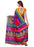 Multi Color Printed Bhagalpuri Silk Saree With Blouse only in Bigswipe