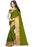 Mehandi Color Printed Cotton Polyester Silk Saree With Blouse only in Bigswipe