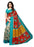 Multi Color Printed Bhagalpuri Silk Saree With Blouse only in Bigswipe