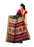 Multi Color Printed Bhagalpuri Silk Saree With Blouse only in Bigswipe