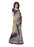 Blue Color Printed Bhagalpuri Silk Saree With Blouse only in Bigswipe