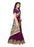 Purple Color Printed Khadi Silk Jhalor Saree With Blouse