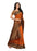 Orange Color Printed Mysore kalamkari Silk with jhalor Saree With Blouse only in Bigswipe