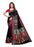 Black Color Printed Bhagalpuri Silk Saree With Blouse only in Bigswipe