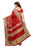 Red Color Printed Bhagalpuri Silk Saree With Blouse