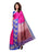 Pink, Multi Color Art Silk Saree only in Bigswipe