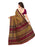 Yellow, Maroon Color Art Silk Saree