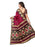 Maroon, Beige, Black Color Bhagalpuri Silk (Art Silk) Saree only in Bigswipe