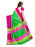 Green, Pink Color Art Silk (Vichitra Silk) Saree only in Bigswipe