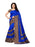 Blue, Brown Color Poly Silk Saree only in Bigswipe