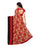 Red, Multi Color Georgette Saree