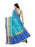 Turquoise Color Poly Silk Saree