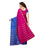 Pink, Blue Color Poly Silk Saree only in Bigswipe