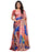 Pink, Blue, Multi Color Chiffon Saree only in Bigswipe