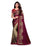 Beige, Maroon Color Chiffon Saree only in Bigswipe